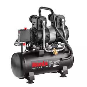کمپرسور هوا 10 لیتری بی صدا  مدل RC-1012 رونیکس RONIX 