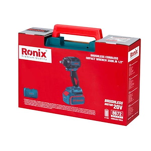 بکس شارژی 1/2 براشلس 20 ولت مدل 8672 رونیکس RONIX 