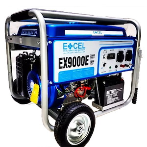 ژنراتور برق 7/5 کیلو وات بنزینی استارتی کد EX9500E اکسل EXCEL 