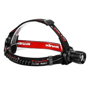چراغ قوه هد بندی با برد 70 متر مدل 4280 رونیکس RONIX 1*G22