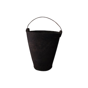 سطل بنایی لاستیکی مشکی 1*R39     بنفشه15*12