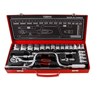 جعبه بکس 1/2 سری 24 پارچه 12پر توسن TOSAN مدل  T1252-24M 1*L61