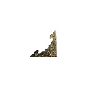 گوشه پرسی لبه دار طلایی 1* J22/6