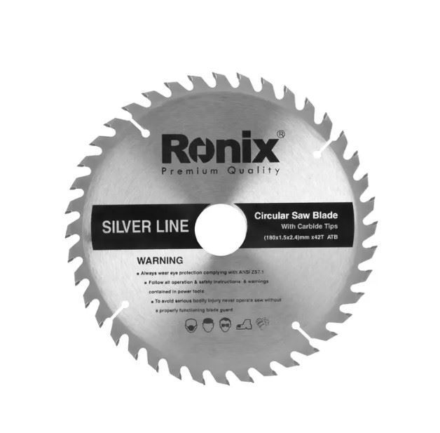 تیغ اره چوب بر SILVERLINE 42*180 معمولی مدل RH-5121 رونیکس RONIX LX01/3*1