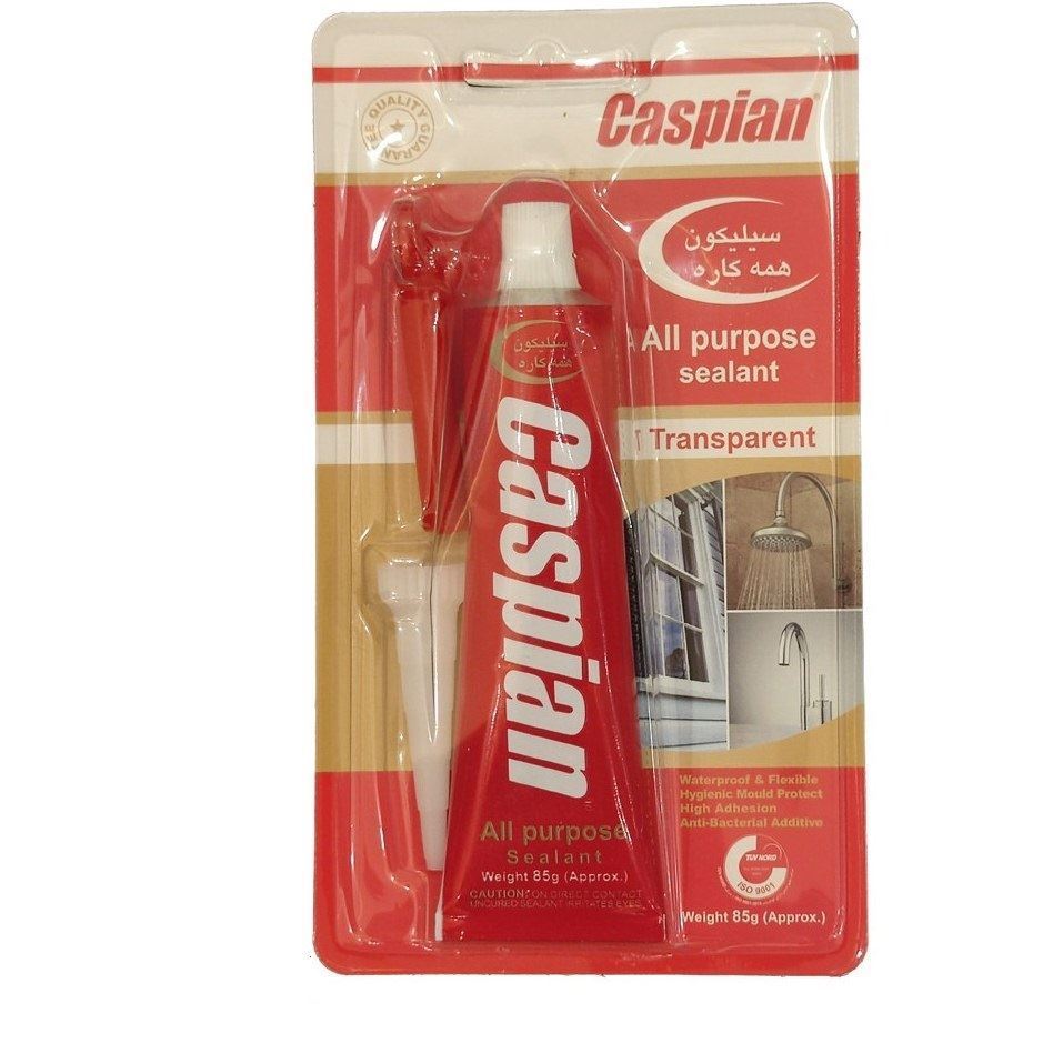 چسب آکواریوم پمادی 85 گرمی سفید کاسپین CASPIAN 1*K13