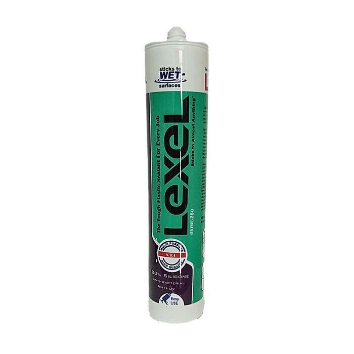 چسب آکواریوم 280 گرمی مشکی مخصوص آینه لکسل LEXEL 1*K22
