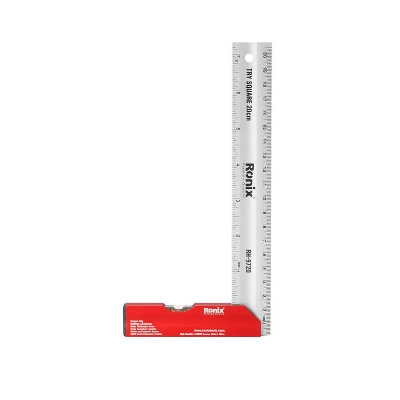گونیا 20 سانتی متر تراز دار مدل RH-9720 رونیکس RONIX 