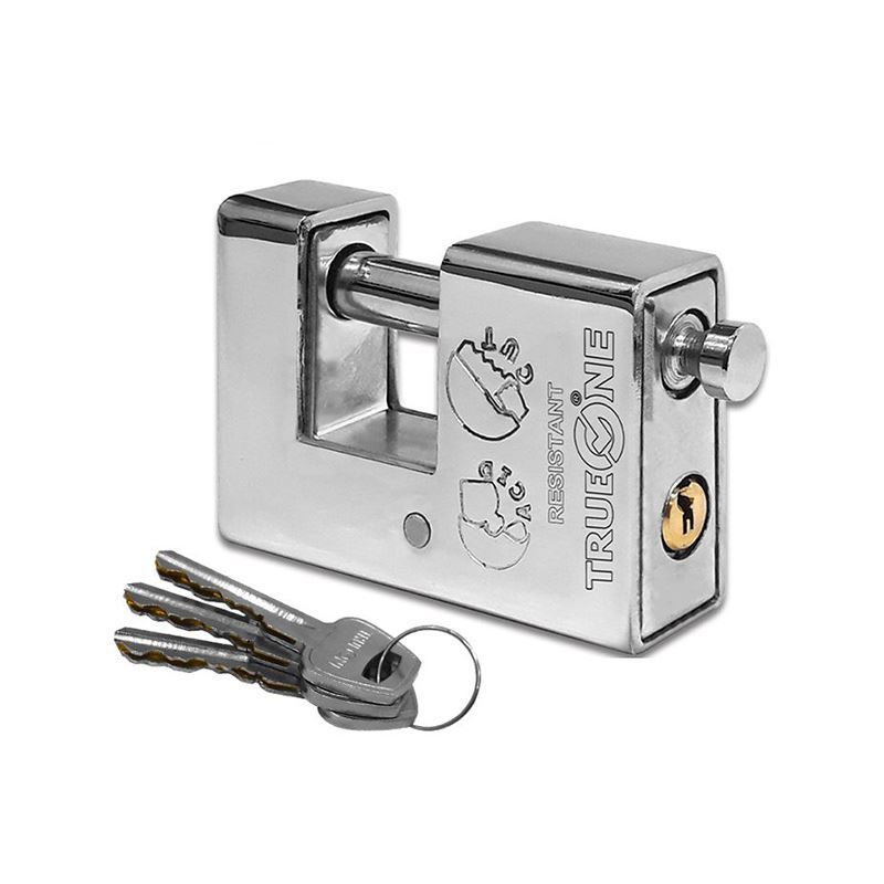 قفل کتابی کلید معمولی 2 شیار 1000 ترووان TRUEONE 1*FG01