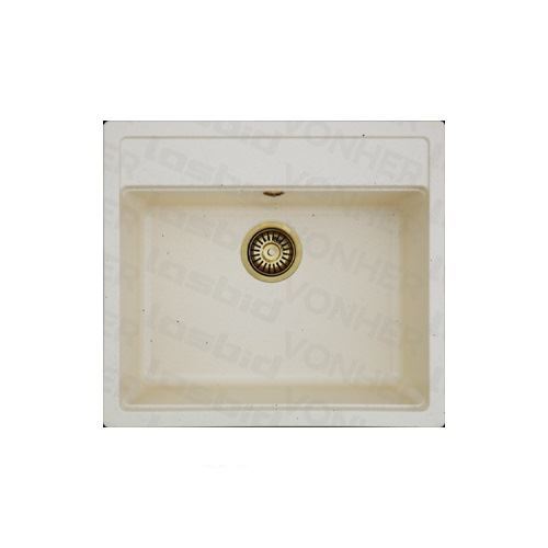 سینک ظرفشویی گرانیتی 229 نقره ای تک لگن ونهر VONHER 12*F14