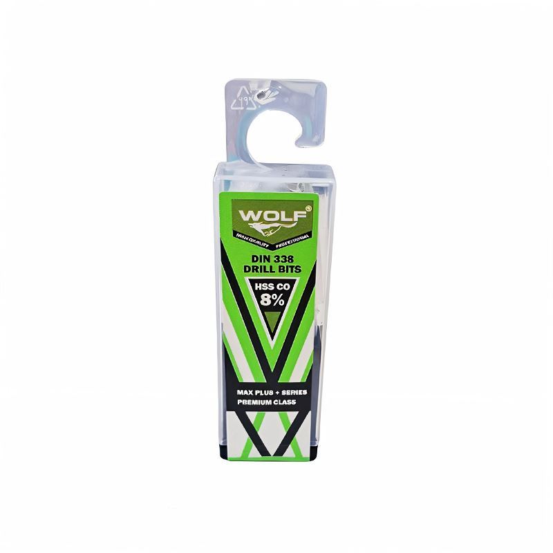 مته 8% کبالت با نوک پلاس حرفه ای سایز 4 ولف WOLF مدل PREMIUM CLASS 1*LX02/6