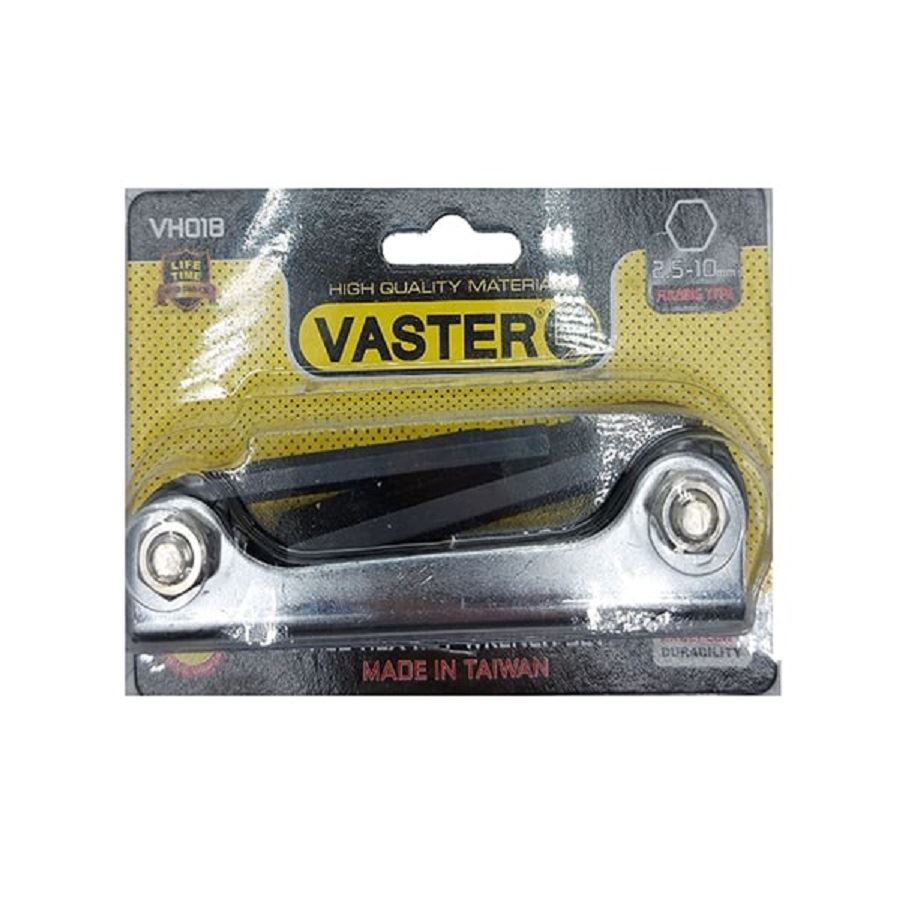 ست آچار آلن سری مشتی 6 گوش واستر VASTER کد VH018 1*L42