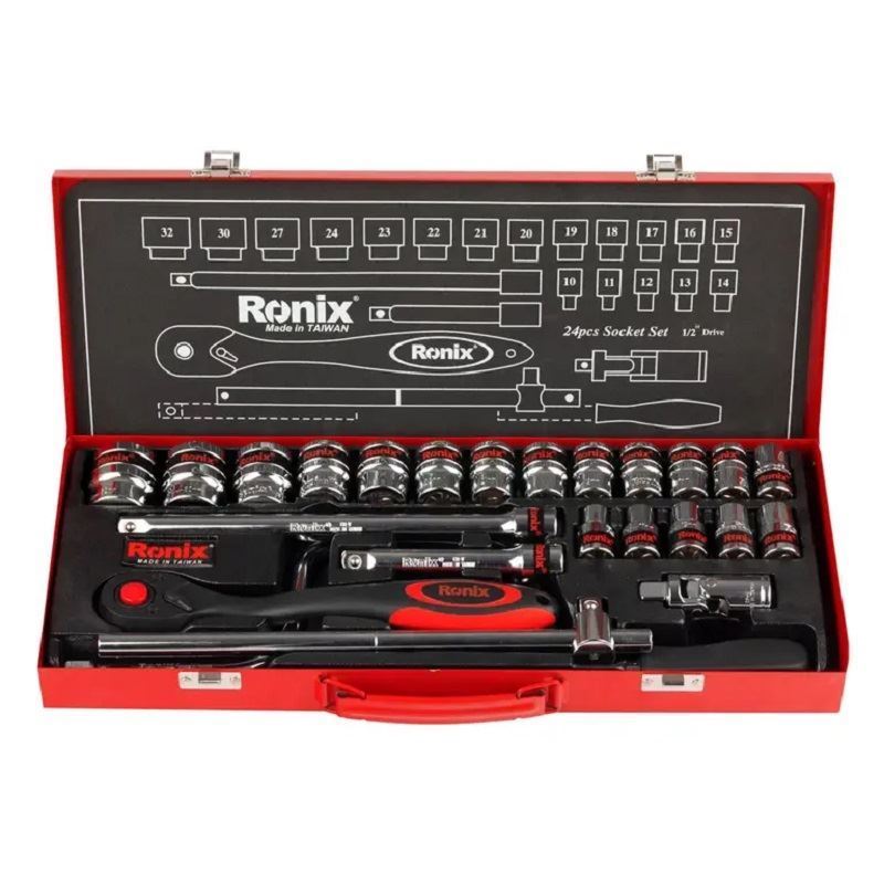 جعبه بکس 24 پارچه 6 پر  مدل RH-2624 رونیکس RONIX L