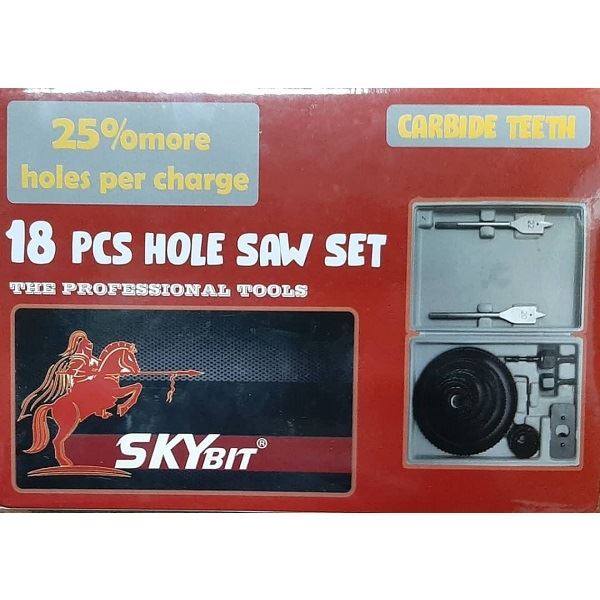ست گرد بر چوب سری 18 عددی  اسکای SKY HI01/1*1