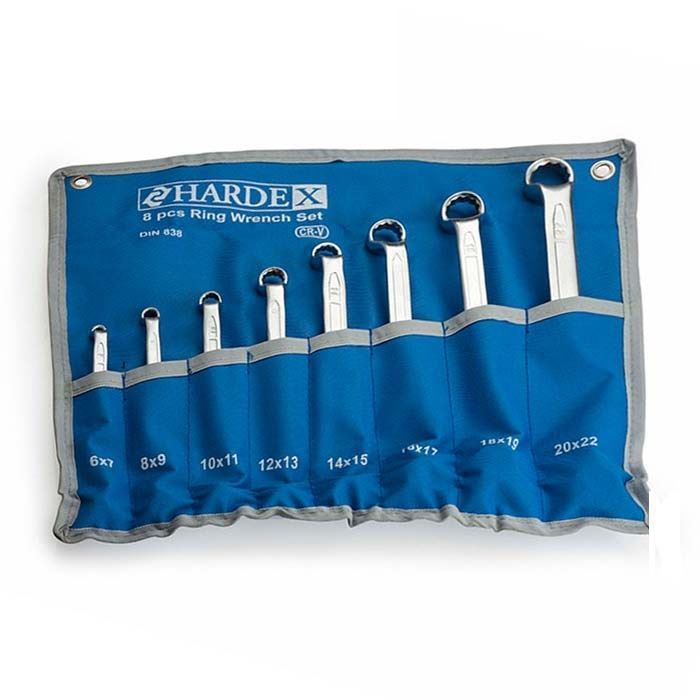 ست آچار دو سر رینگی 12 عددی هاردکس HARDEX 1*L61