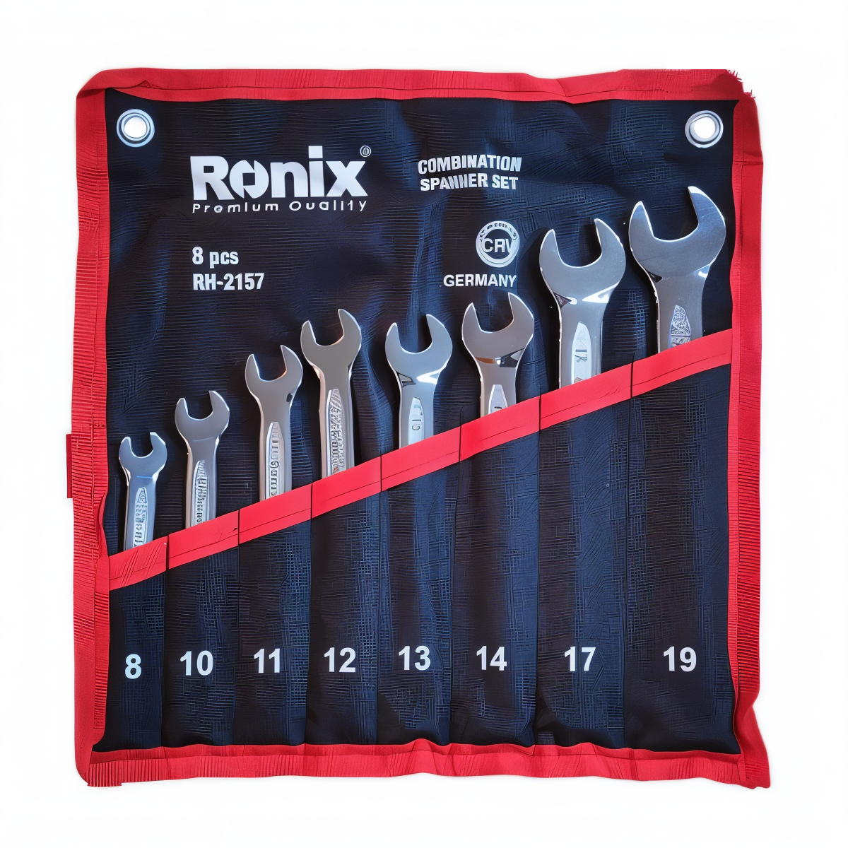 ست آچار یکسر تخت 8 عددی مدل 2157 رونیکس RONIX 1*L52
