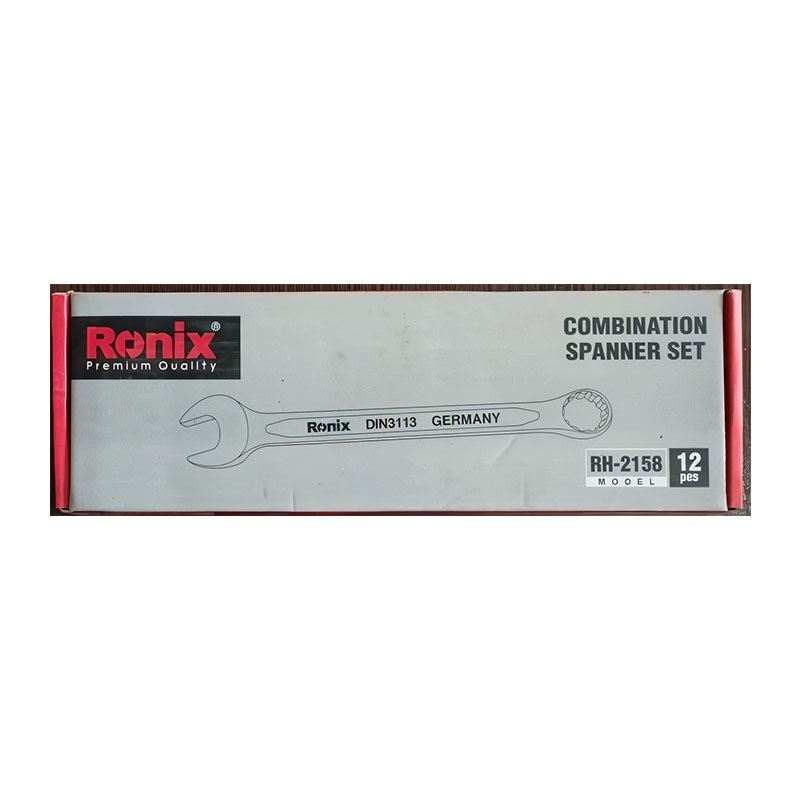 ست آچار یکسر تخت 12 عددی مدل 2158 رونیکس RONIX 1*L52