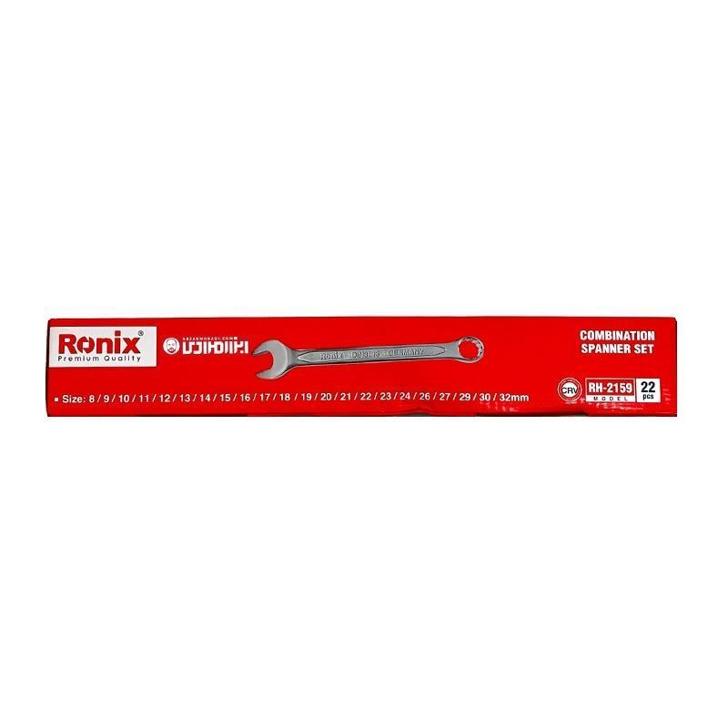 ست آچار یکسر تخت 22 عددی مدل 2159 رونیکس RONIX 