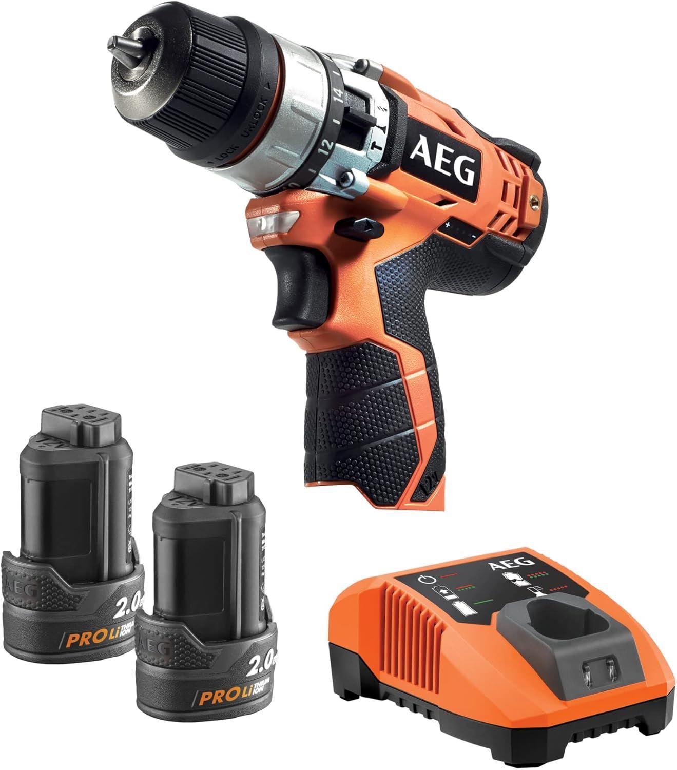 دریل شارژی 12 ولت کد BSB12C2LI-202B آاگ AEG 1*M52