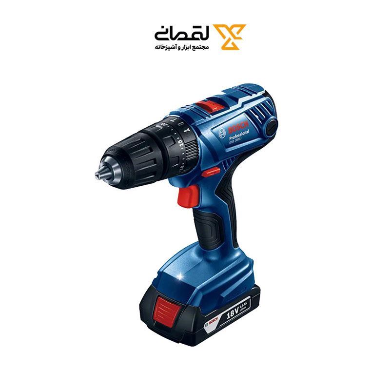 دریل شارژی ضربه ای 18 ولت بوش BOSCH  مدل GSB-180-LI (کد 06019G8100) (به سفارش امارات) 1*M72