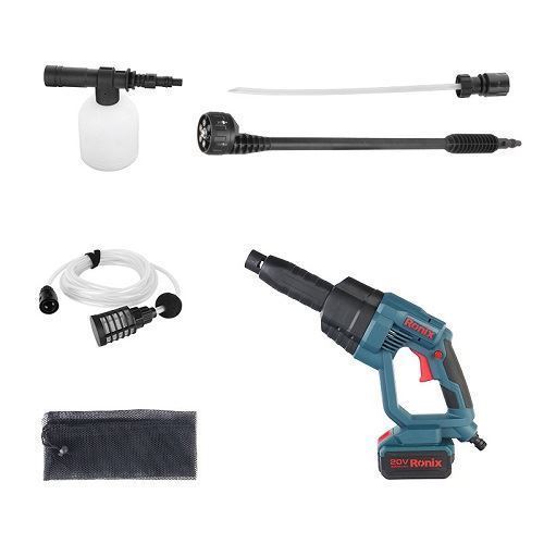 کارواش شارژی 20 ولت مدل 8930 رونیکس RONIX 1*M21