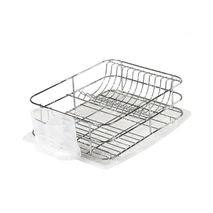 آبچکان رومیزی استیل یک طبقه با جاقاشقی  آدلان کد AS909 H81*1