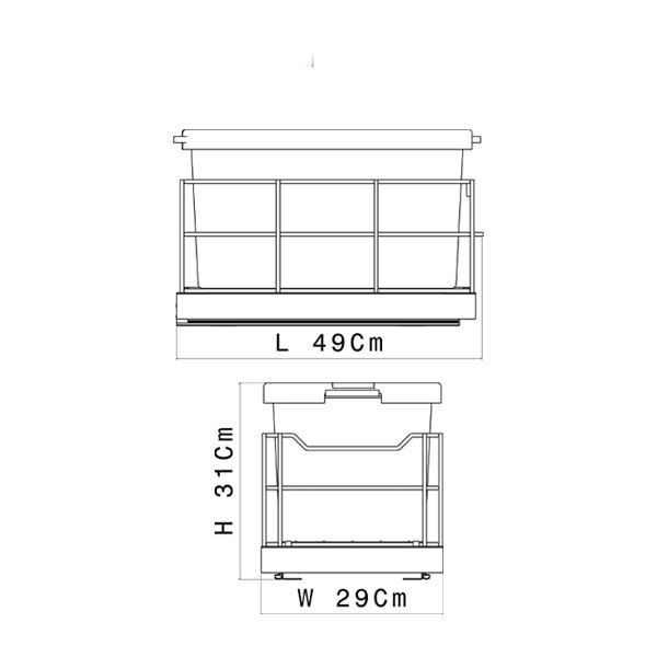 جا برنجی ریل کف تک مخزنه آدلان کد A359 1*H61