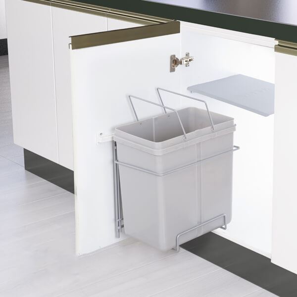 سطل زباله تک مخزن متوسط درب بازشو آدلان کد A817 1*G71