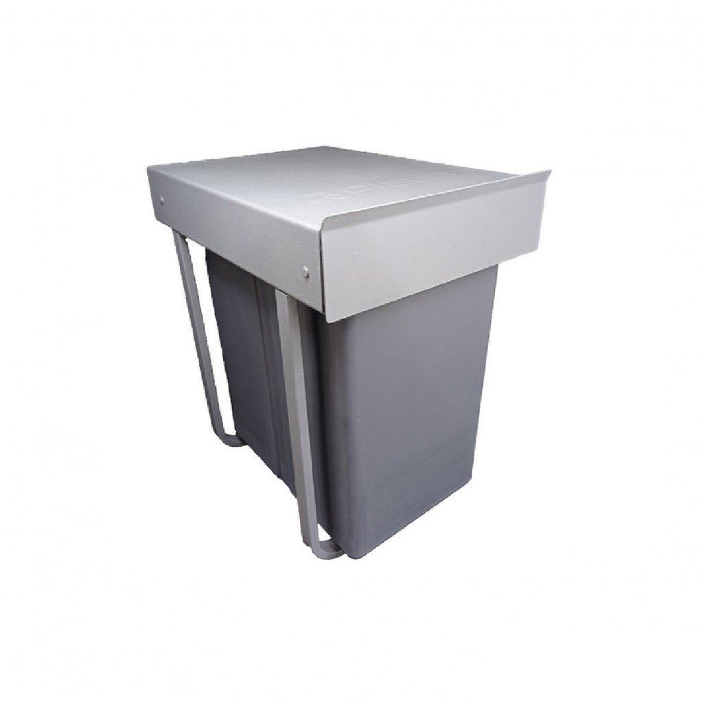 سطل زباله تک مخزن 40 لیتری مدل 3613 پلاتین PELATIN 12*H18   1*H91