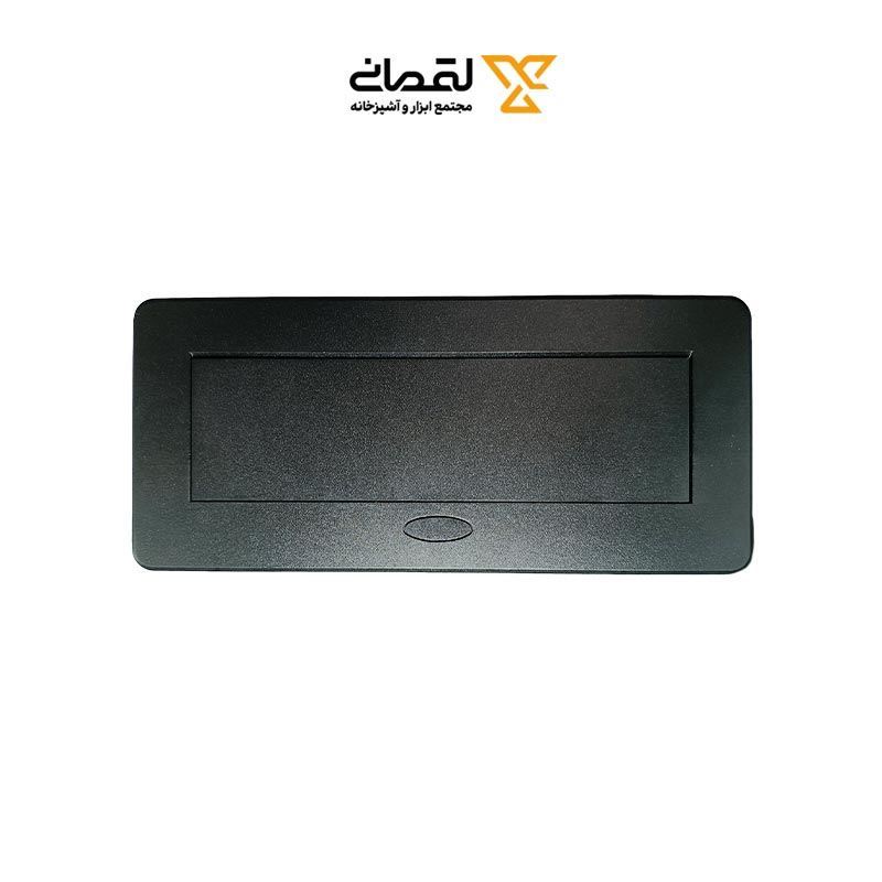 پریز برق مستطیلی تو کار مشکی کد ACS-B22 آما AMA 1*G34