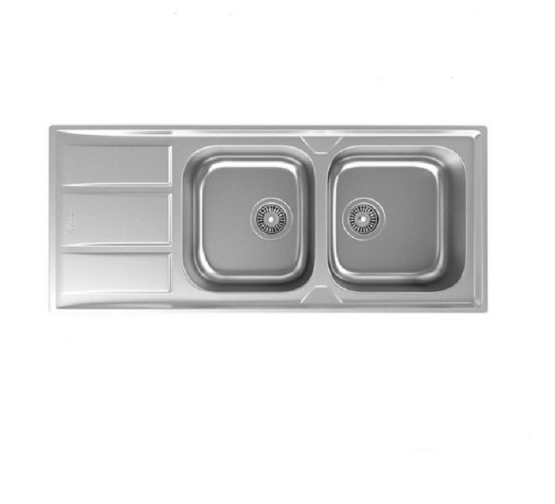 سینک ظرفشویی توکار مدل D-B180 چپ داتیس DATEES 12*A6