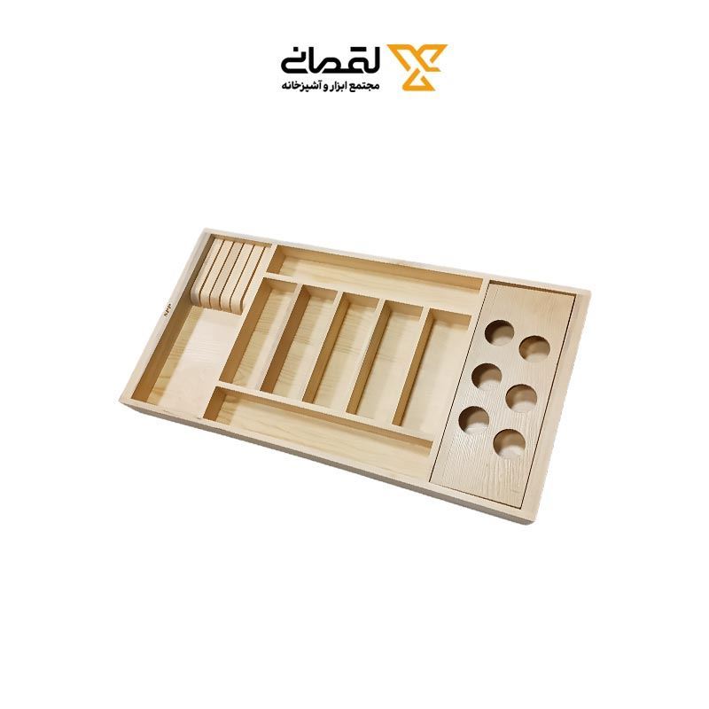 جا قاشق چنگال چوبی 90 خودرنگ صدرا 1*H71
