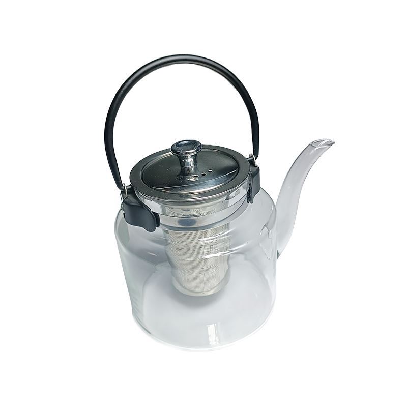 قوری 1200 میل دسته مشکی 3-P 