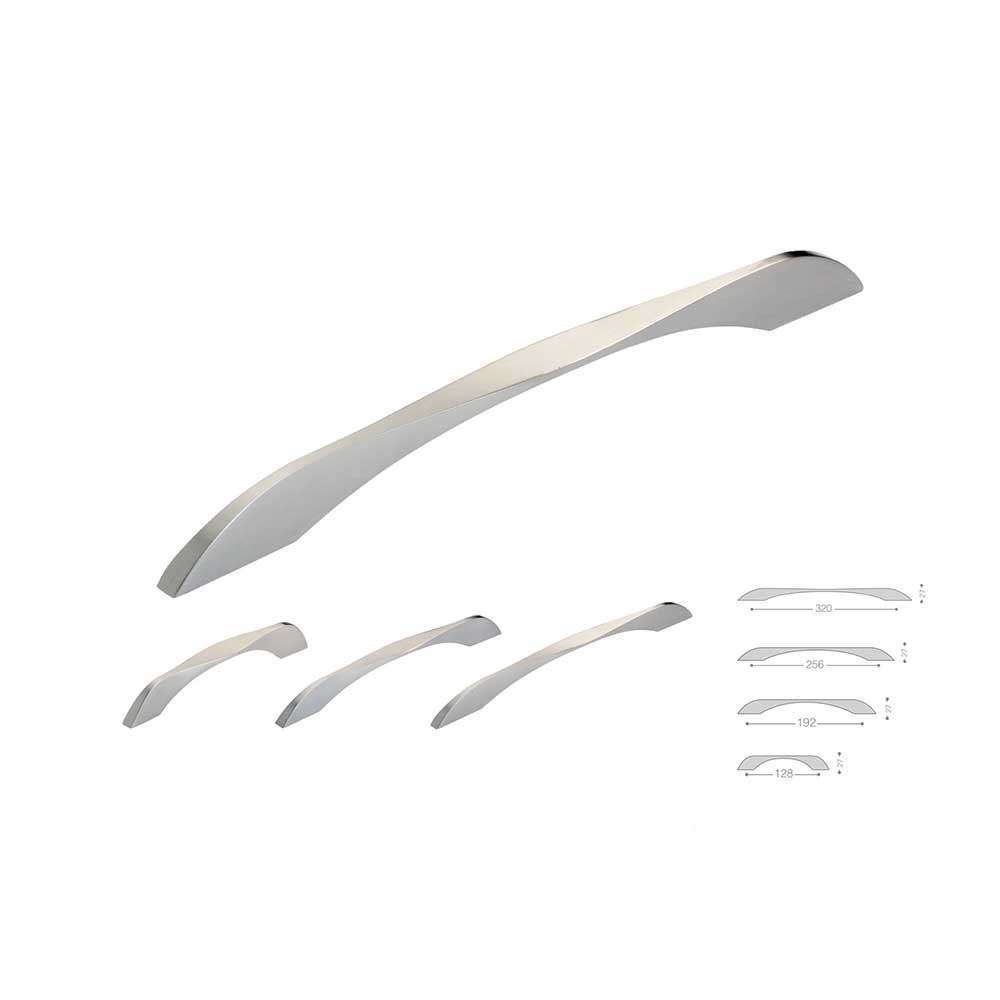 دستگیره کابینتی دو پیچ سیلور 192-3-318بهریزان C43*1