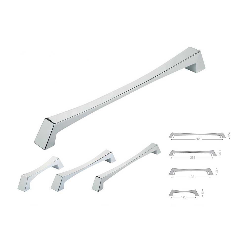 دستگیره کابینتی دو پیچ سیلور 320-3-314بهریزان C33*1