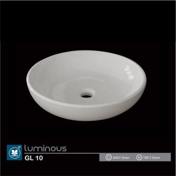 سنگ روشویی گرد لومینوس GL10 درجه 1 گلسار 