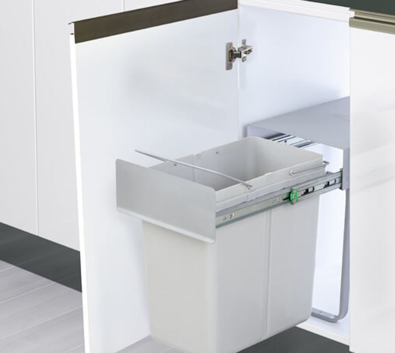 سطل زباله تک مخزنه ریلی متوسط یونیت 35 آدلان کد A814 1*H31     12*H10