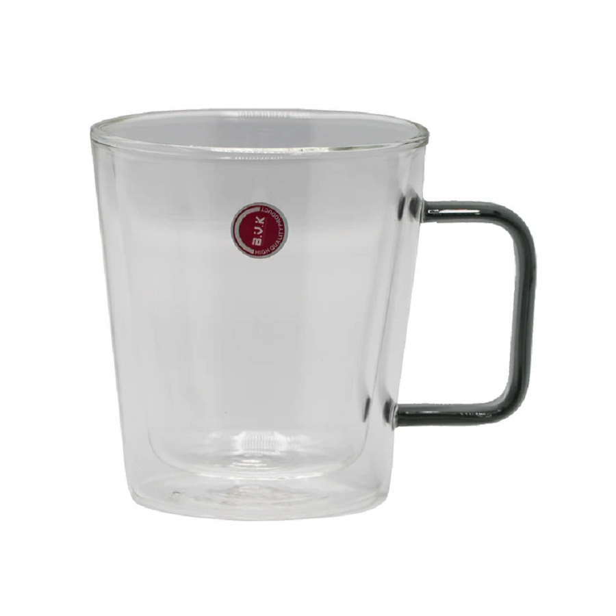 لیوان دو جداره PIREX 300 ML دسته دودی مدل VK326104 بی وی کی BVK 