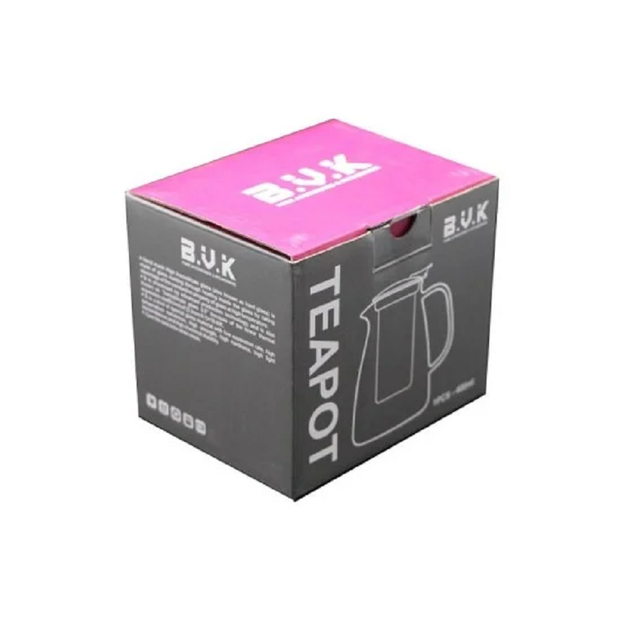 قوری در استیل 400ML  PIREX دودی مدل VK324318 بی وی کی BVK 