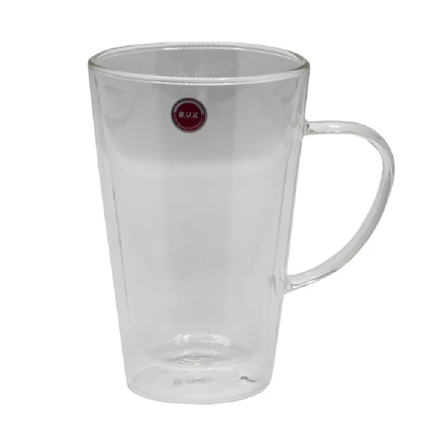 لیوان دو جداره PIREX 300 ML شفاف مدل VK316109 بی وی کی BVK 