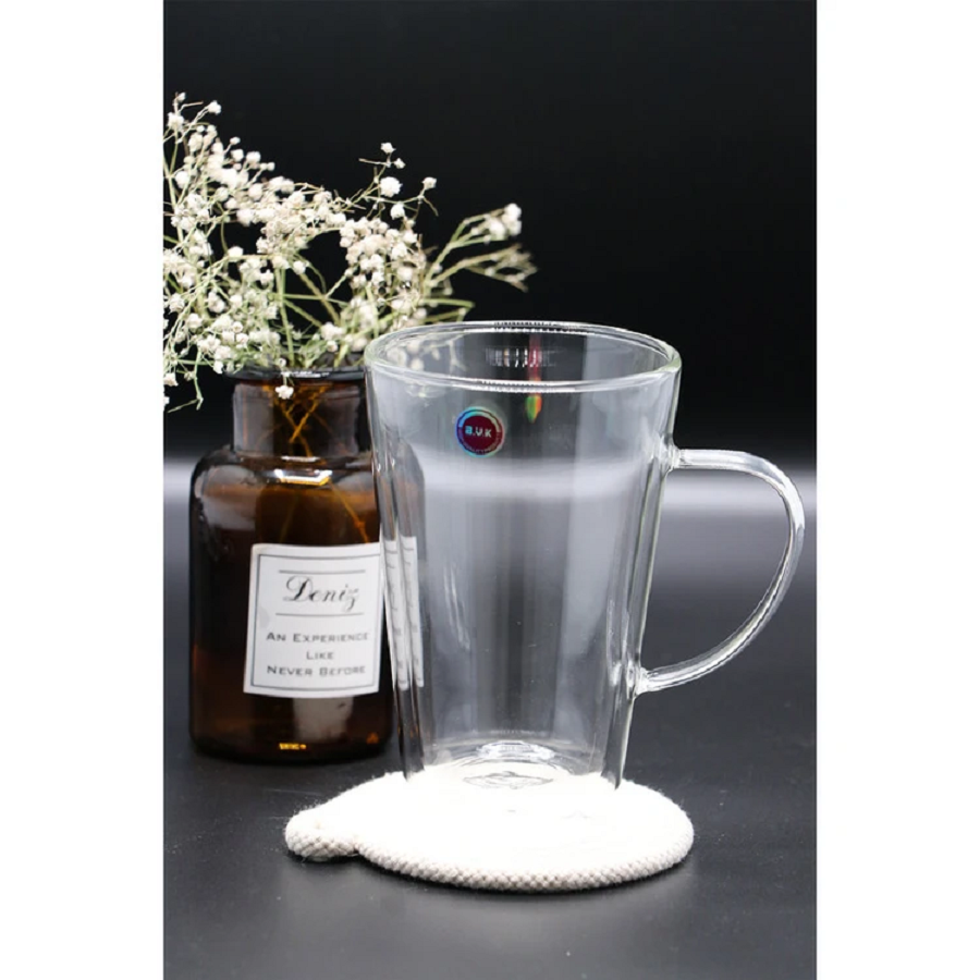 لیوان دو جداره PIREX 300 ML شفاف مدل VK316109 بی وی کی BVK 