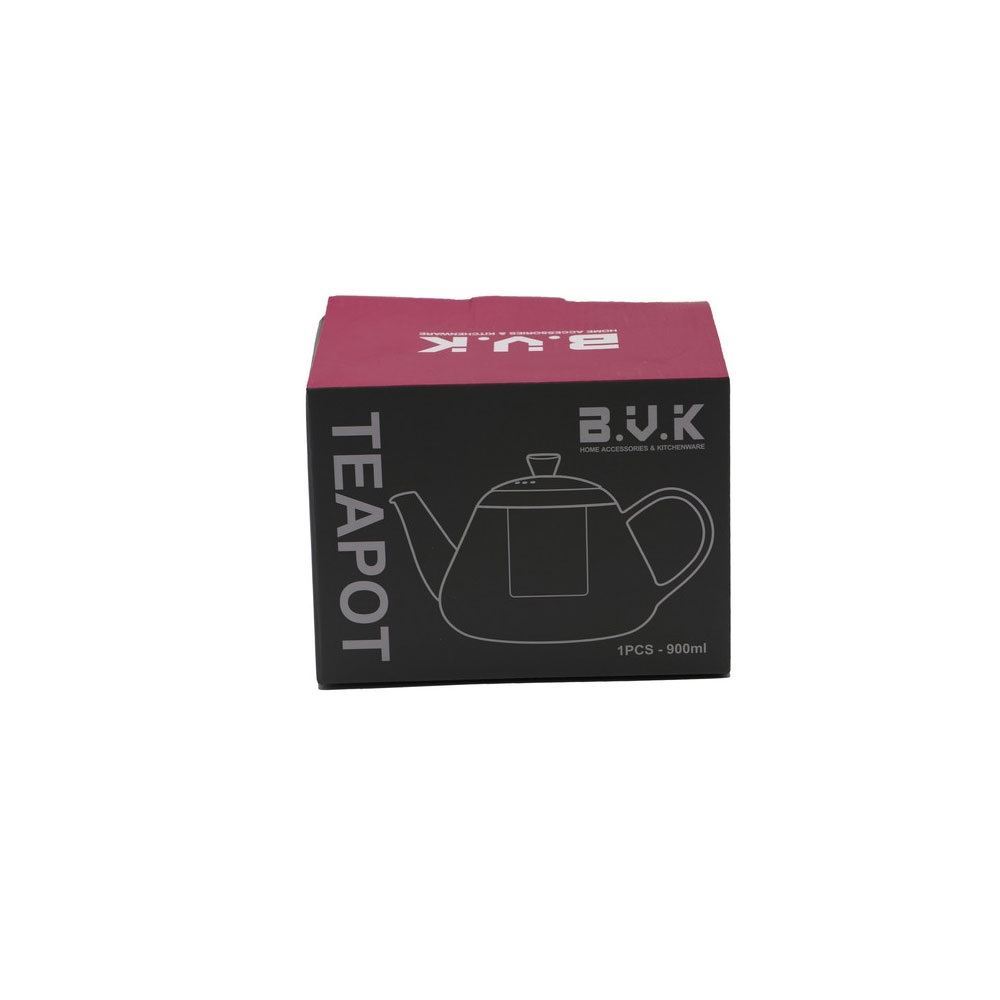 قوری در استیل 900ML PIREX دودی مدل VK324308 بی وی کی BVK 