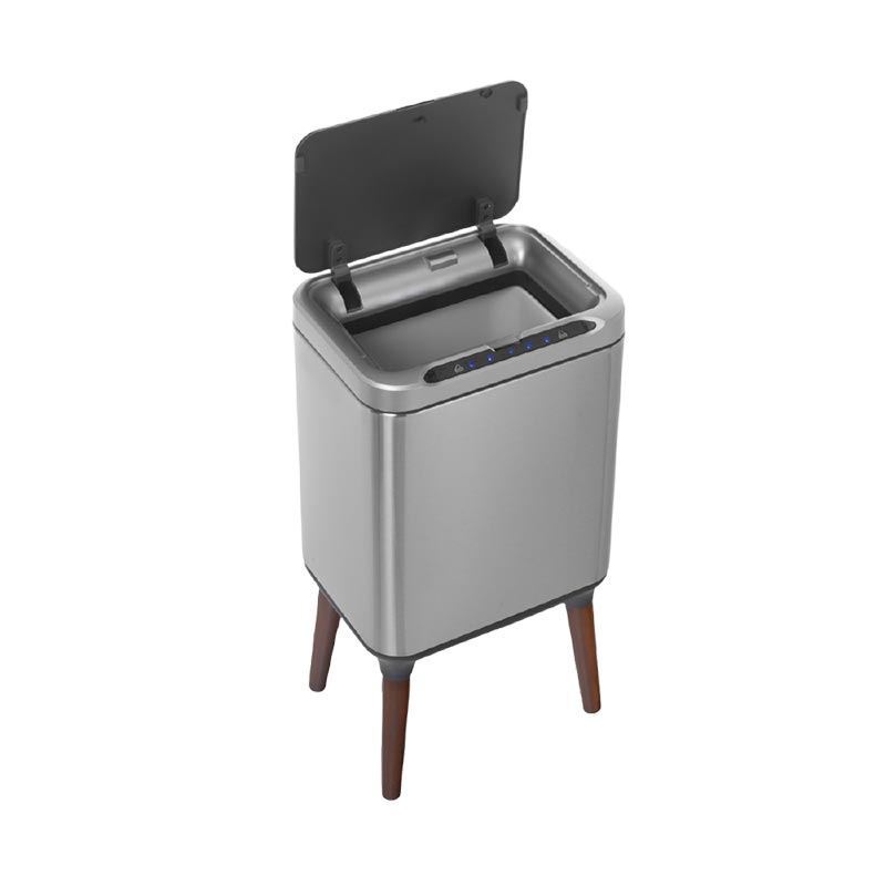 سطل زباله 9 لیتری باسنسور پایه دار با سطل داخلی مدل HTD162 پرایم PRIME 