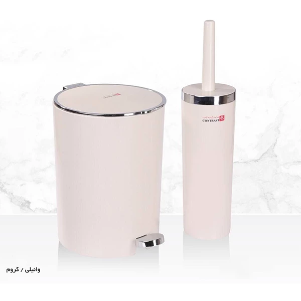 سطل و برس 3 لیتری وانیل کروم کد 4900 کنتراست CONTRAST 1*J21