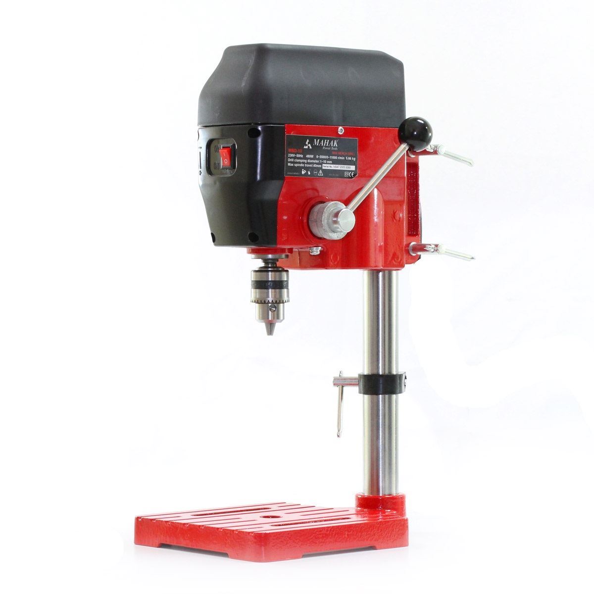 مینی دریل ستونی 10 م م سرعت بالا مدل MBD-10 (1404700) محک MAHAK 1*M51     12*L1