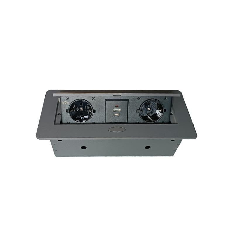 پریز برق مستطیلی تو کار طوسی کد ACS-G24 آما AMA 1*G24