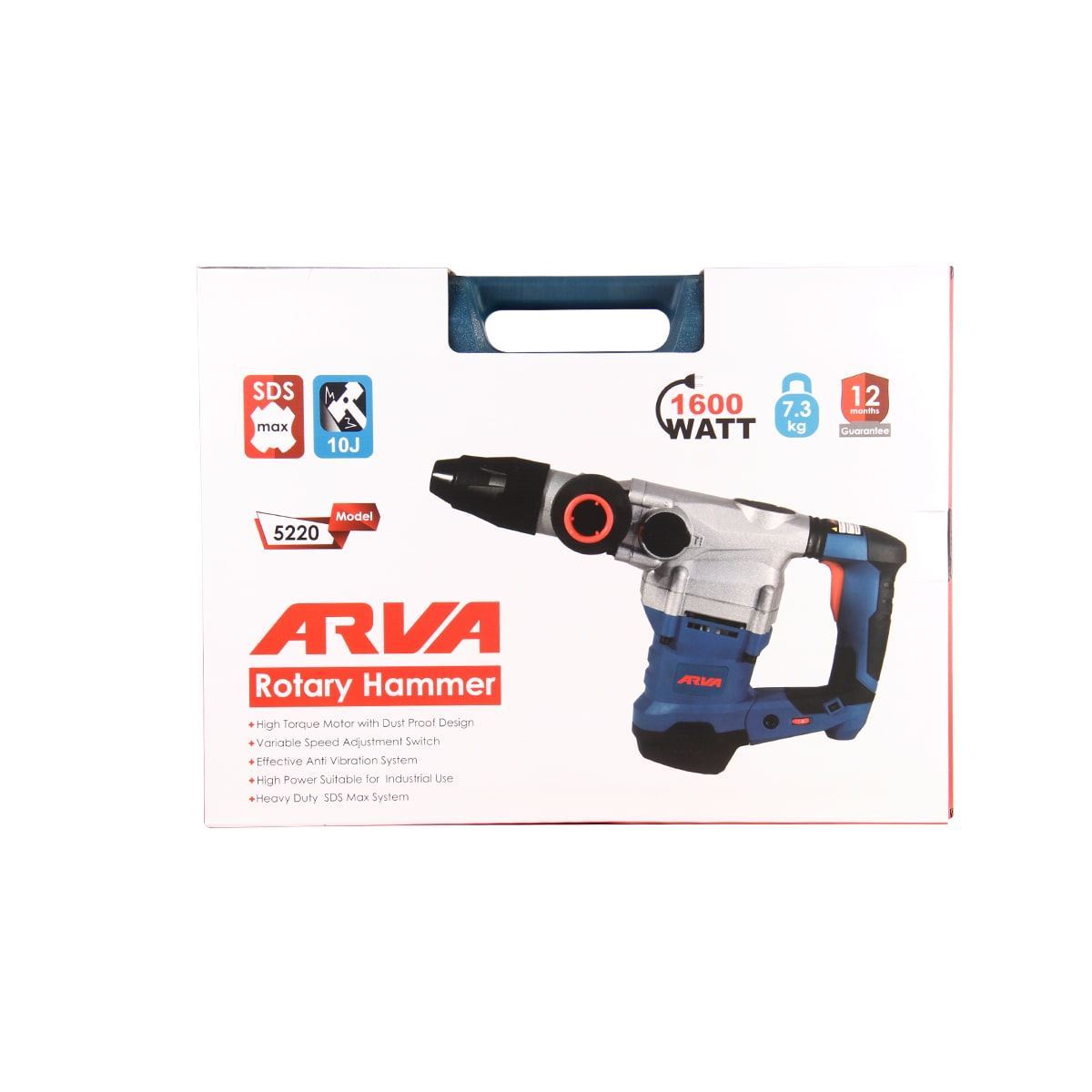بتن کن 7/3 کیلویی 1600 وات مدل 5220 آروا ARVA 1*M53