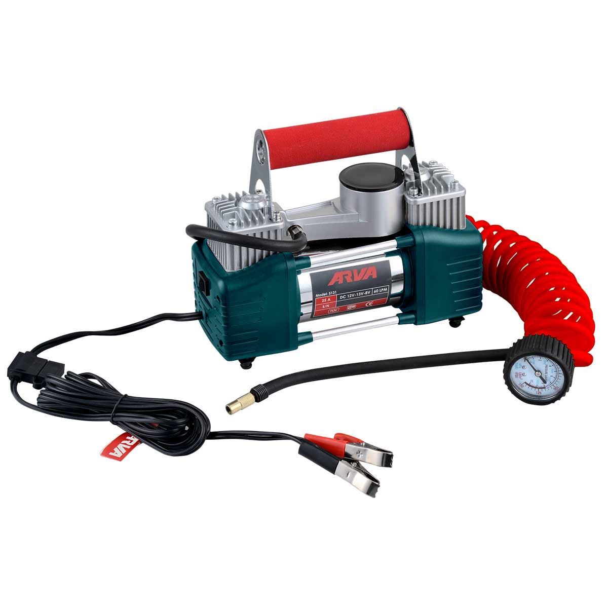 کمپرسور فندکی دو سیلندر با کیف مدل 5131 آروا ARVA 1*M42