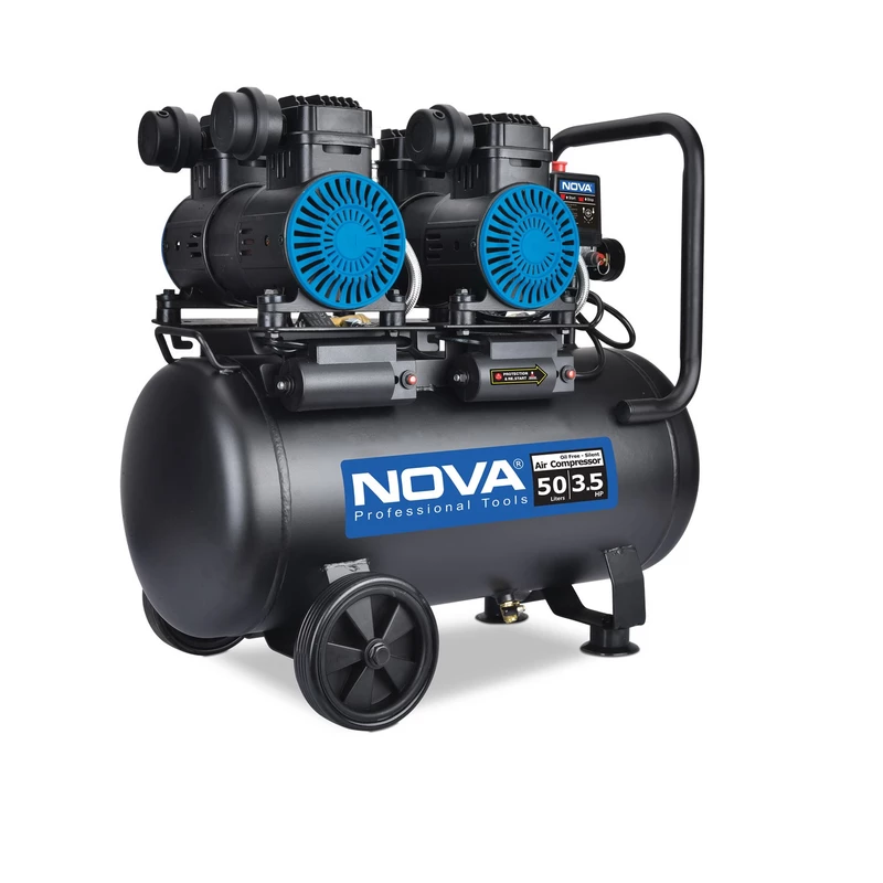 کمپرسور هوا 50 لیتری دو موتوره نووا NOVA کد 9151 