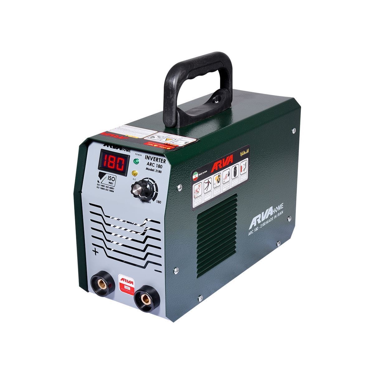دستگاه جوش اینورتر مدل 2180 کد arc 180IGBT آروا ARVA 1*A23