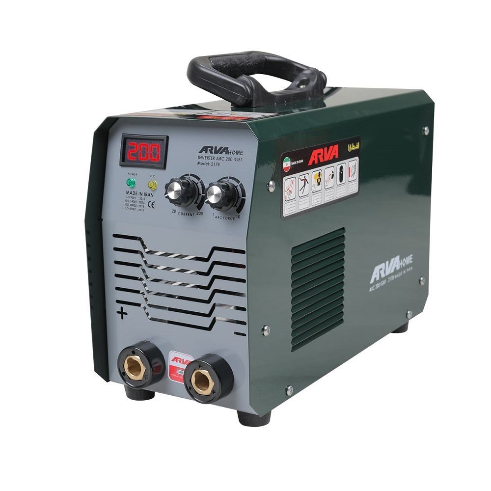 دستگاه جوش اینورتر 200 آمپر هوم مدل 2178B بدون متعلقات آروا ARVA 1*A23